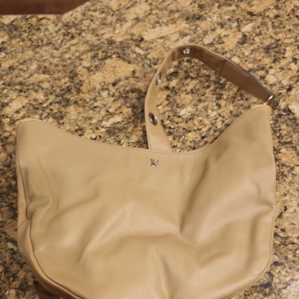 NY Collection Beigeโ Hobo Bag